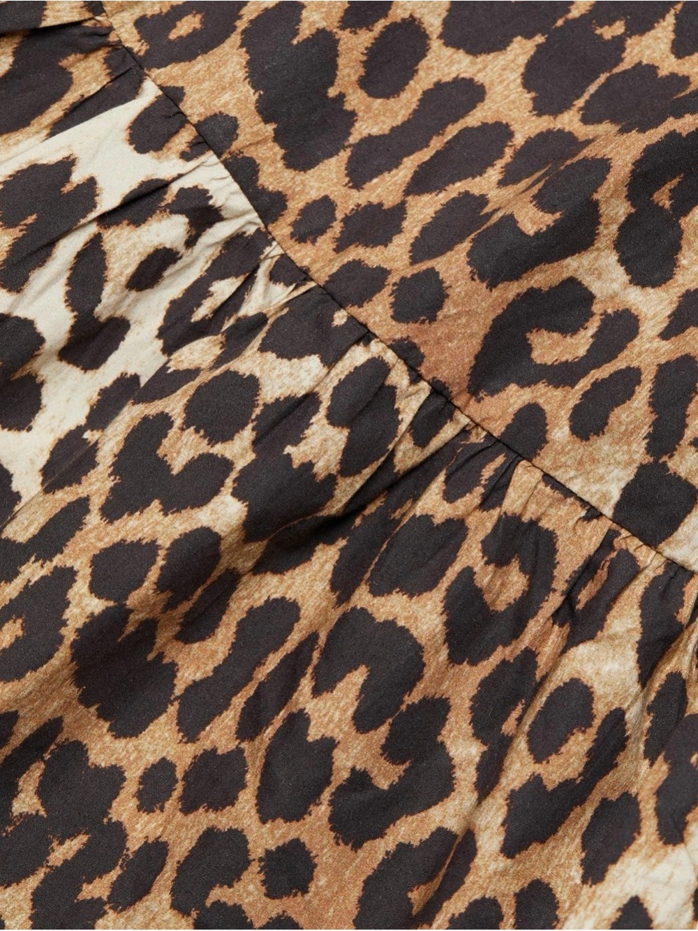 GANNI Leopard Puff-Sleeve Peplum Top
Size L (40). NEW with tags. - Picture 7 of 7